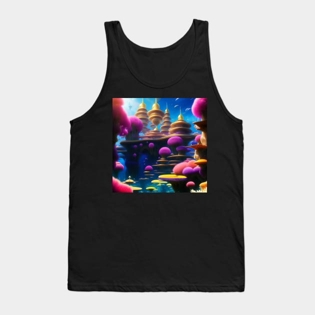 City Beneath the Waves Tank Top by AlienVisitor